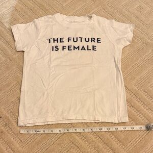 Kids White Graphic T-Shirt